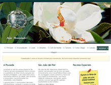 Tablet Screenshot of pousadavillamagnolia.com.br